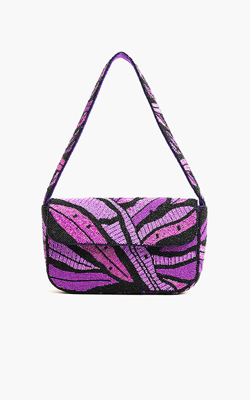 Violet Dreamweave Shoulder Bag