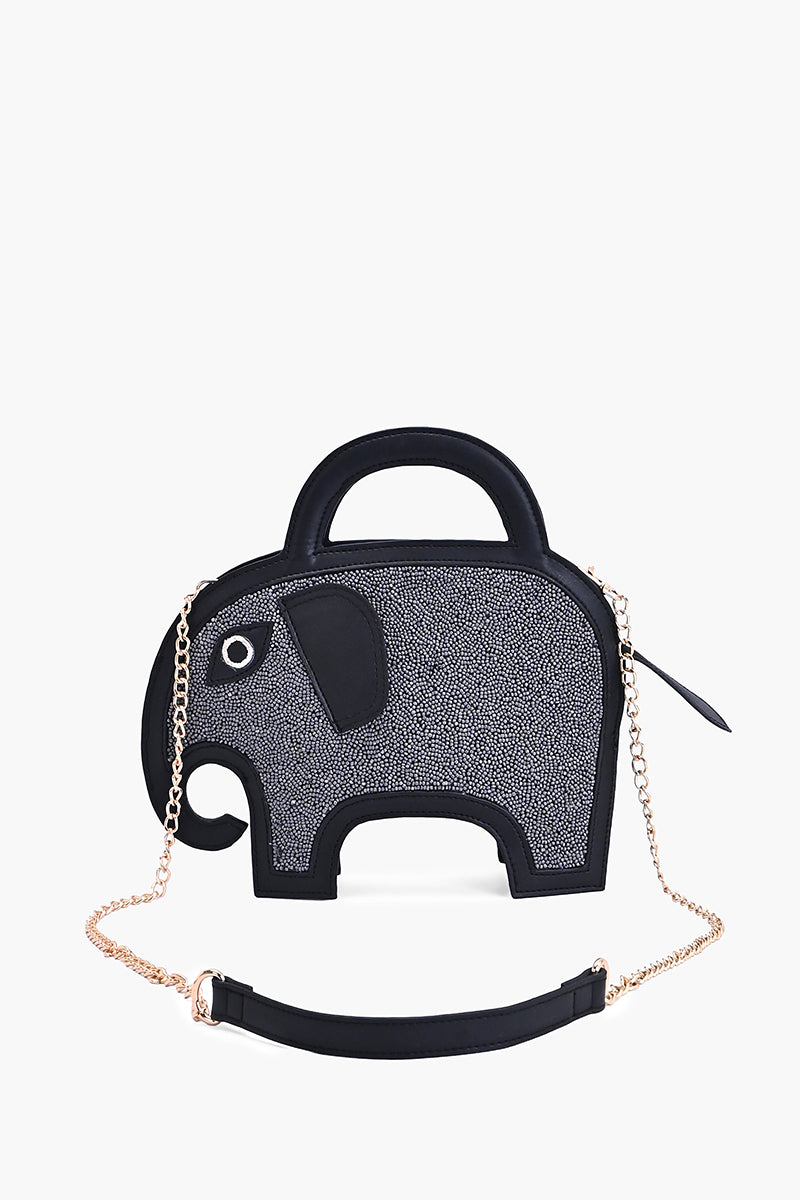 Gentle Giant Elephant Beaded Bag