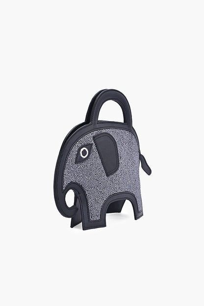 Gentle Giant Elephant Beaded Bag