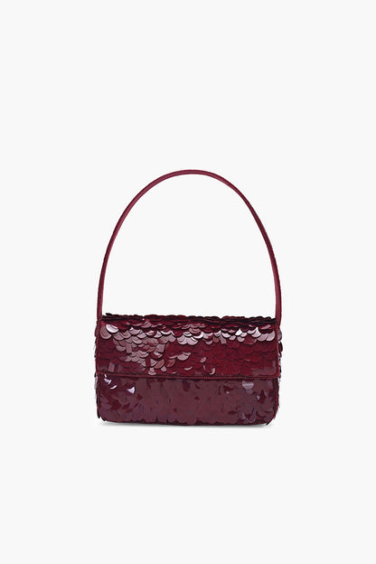 Mermaid Mist Crimson Shoulder Bag