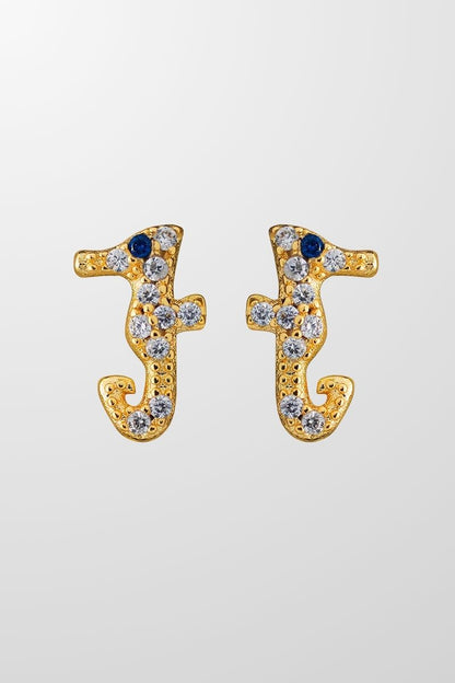 The Seahorse Stud Earrings