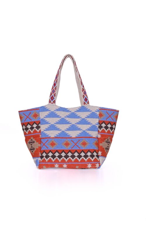 Mazarine Aztec Over-sized Tote