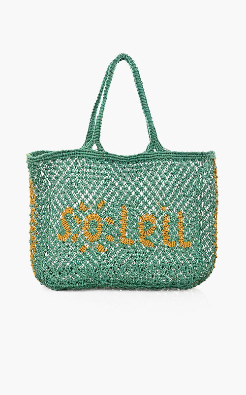Soleil Jute Macrame Tote
