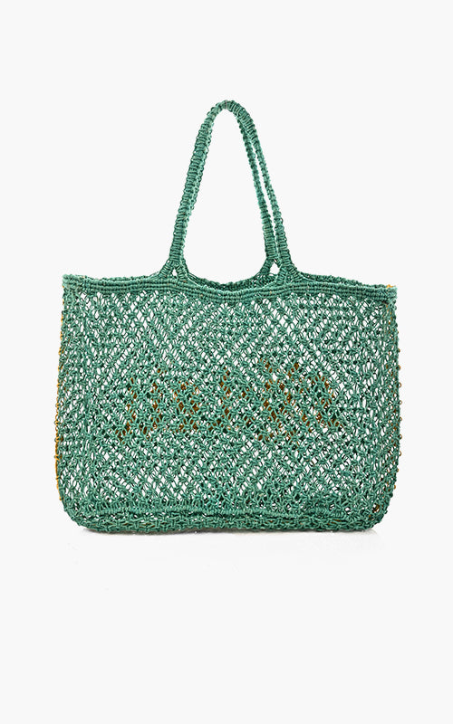 Soleil Jute Macrame Tote