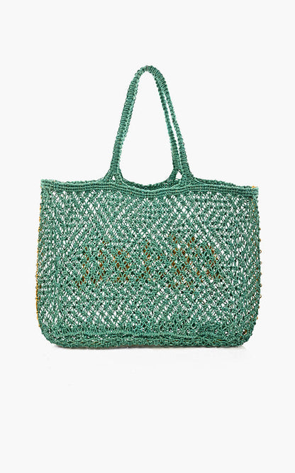 Soleil Jute Macrame Tote