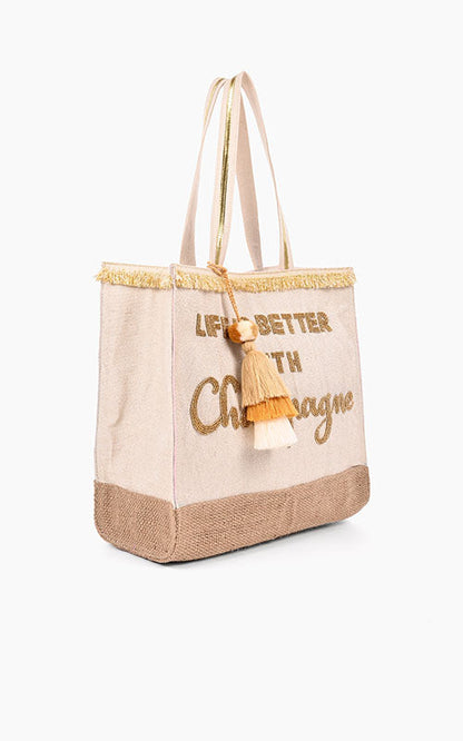 Champagne Forever Tote