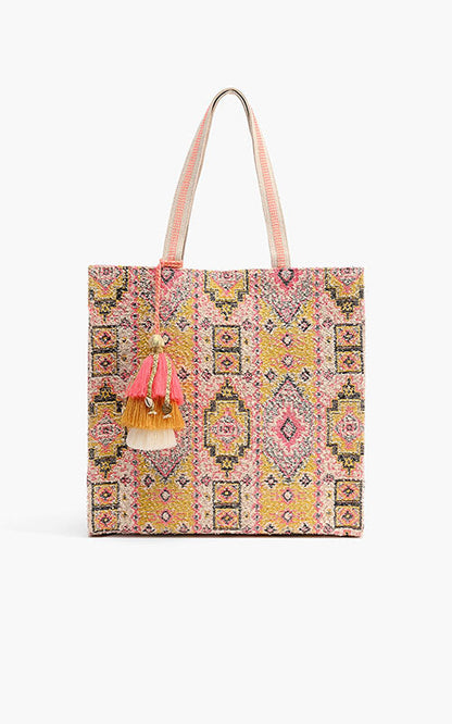 Ancient Rug Inspired Tote