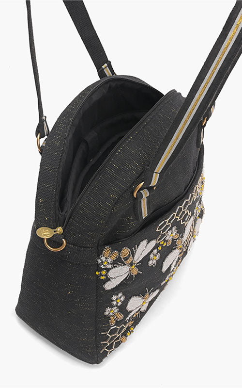 Bee Brave Travel Tote with Eye Mask