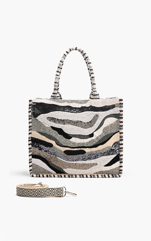 Metallic Sands Day Tote
