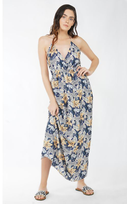 Cheerful Cheetah Maxi Dress