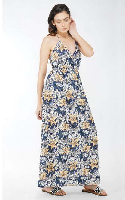 Cheerful Cheetah Maxi Dress