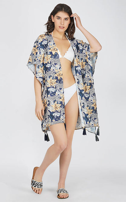 Set of 6 Cheerful Cheetah Kimono (S,M,L)- Discarded Bellas