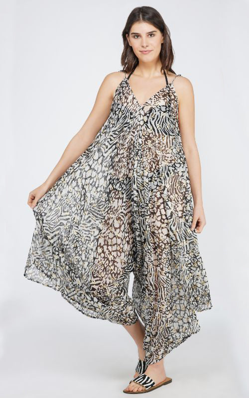 Always Animal Wide Leg Jumpsuit