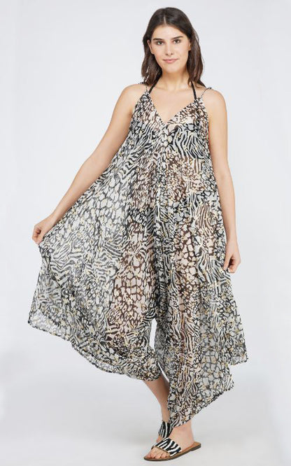 Always Animal Wide Leg Jumpsuit