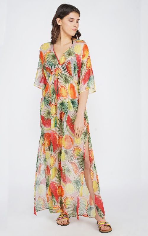 Fruit Punch Wrap Dress