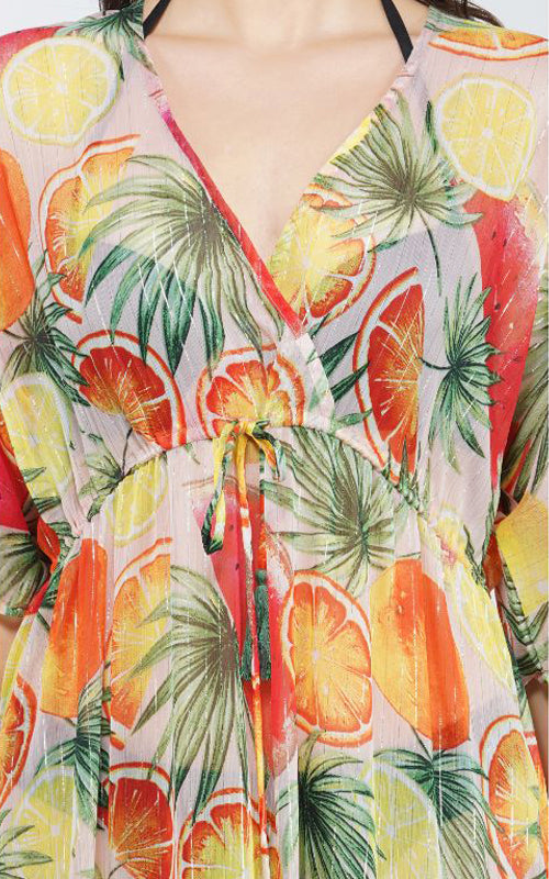Fruit Punch Wrap Dress