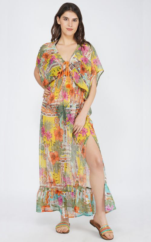 Set of 6 Boho Blissful Maxi Cover Up (S,M,L)