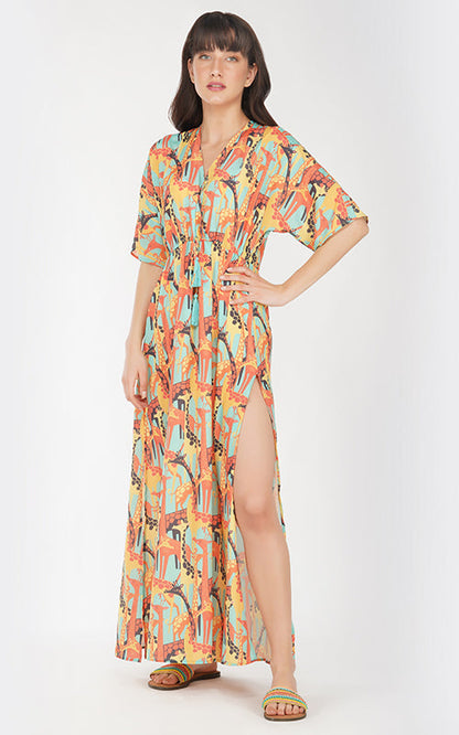 Set of 6 South African Style Maxi Wrap Dress (S,M,L)