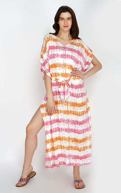 Set of 6 Reva Tie Dye Maxi Cover Up (S,M,L)