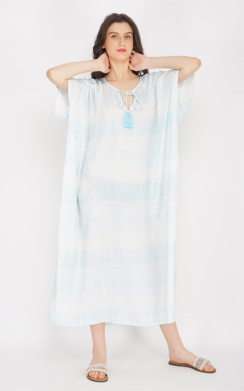 Set of 6 Soothing Sea Tie Dye Maxi Cover Up (S,M,L)