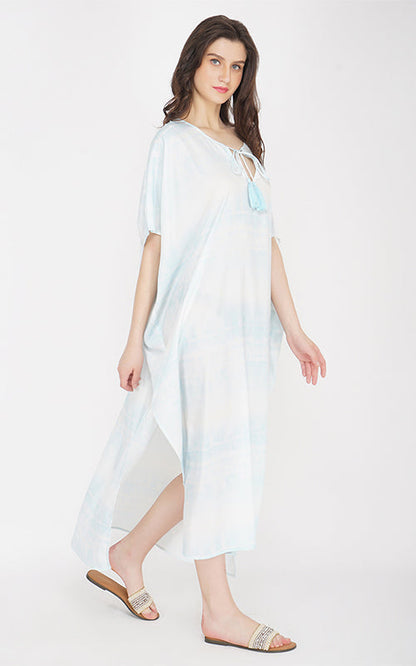 Set of 6 Soothing Sea Tie Dye Maxi Cover Up (S,M,L)