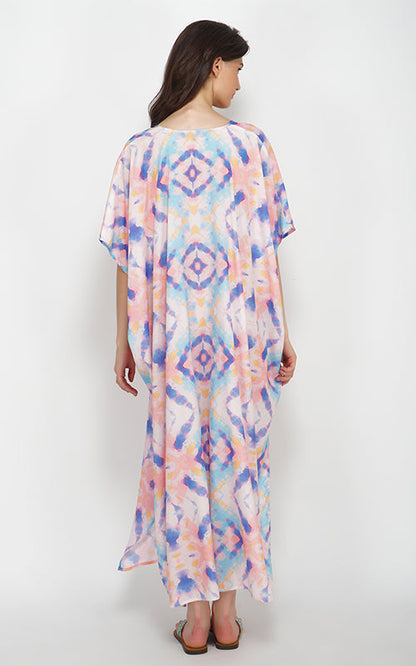 Set of 6 Sunkist Tie Dye Maxi Cover Up (S,M,L)
