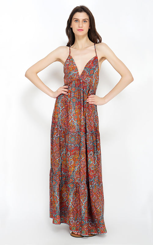 Leila Boho Maxi Dress