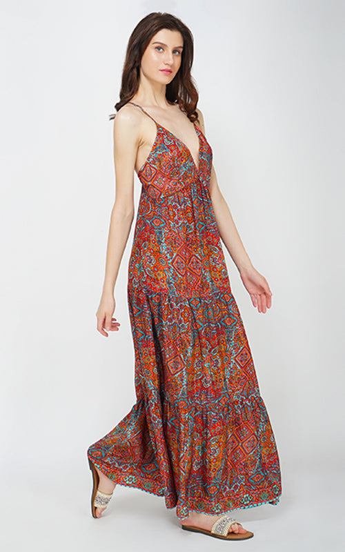 Leila Boho Maxi Dress
