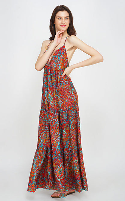 Leila Boho Maxi Dress