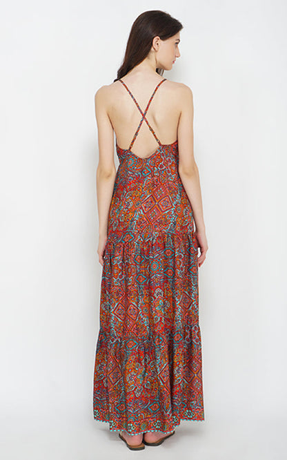 Leila Boho Maxi Dress
