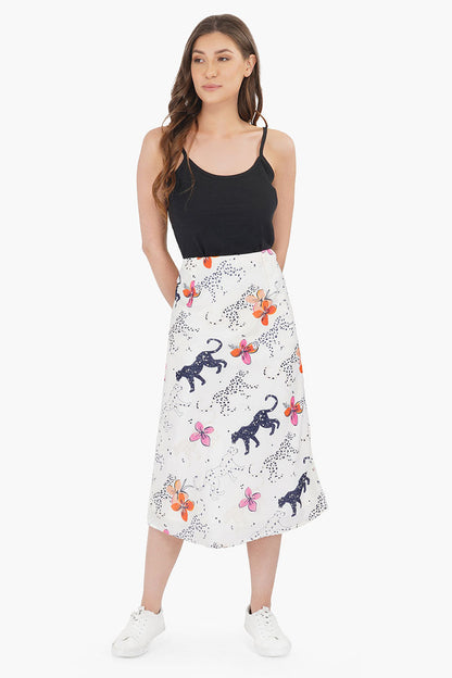 Set of 6 Jaguar Floral Skirt (S,M,L)