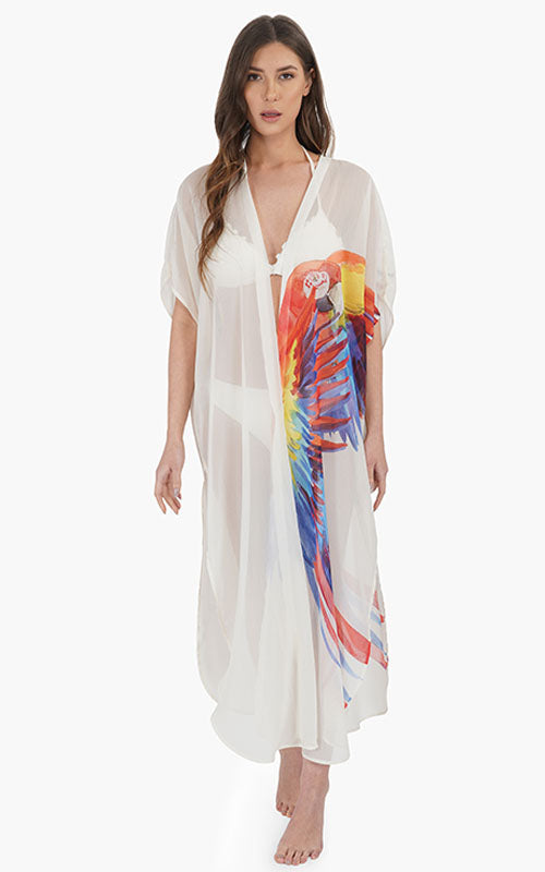 Set of 6 Parrot in Paradise Cover Up (S,M,L)