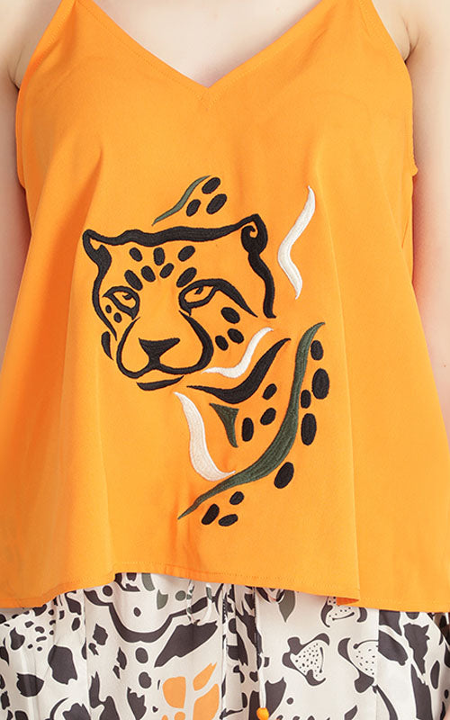 Set of 6 Wild Animal Embroidered Top (S,M,L)
