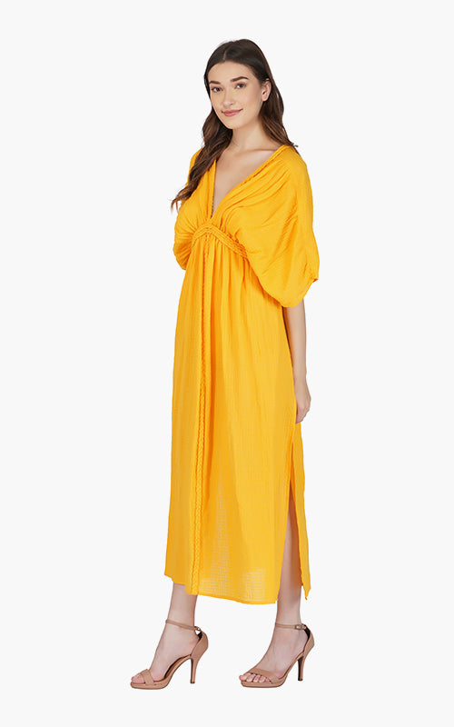 Set of 6 Amber Cotton Dobby Maxi Cover Up (S,M,L)