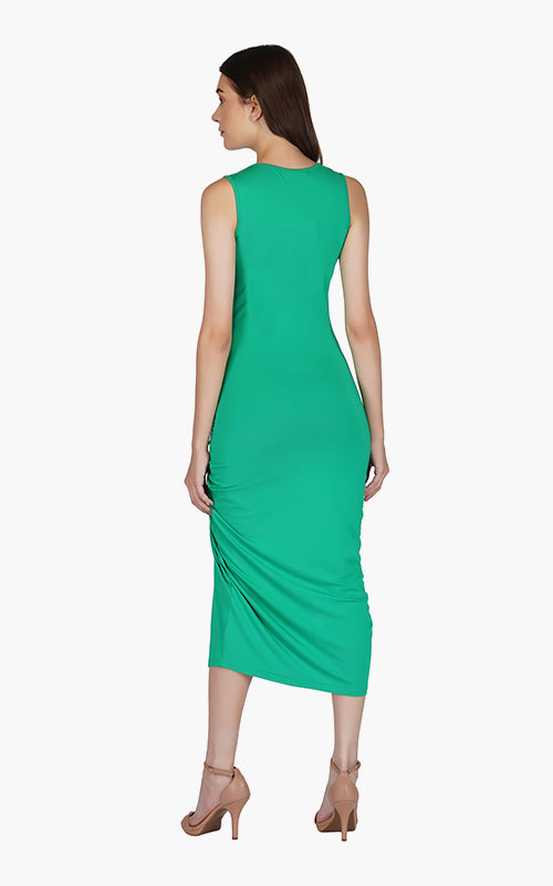 Set of 6 Emerald Viscose Knit Dress (S,M,L)