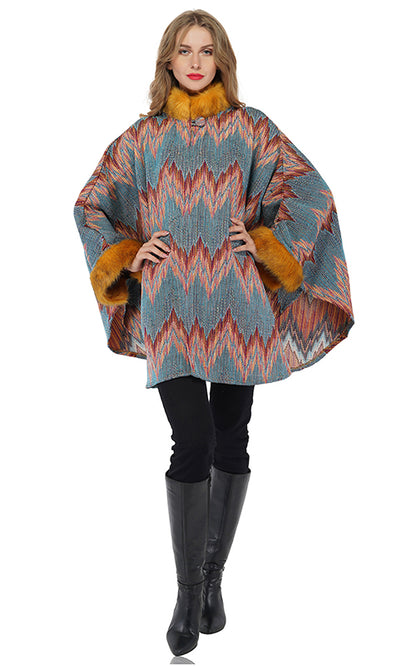 Set of Six  Gypsy Faux Fur Cape (S/M & M/L)