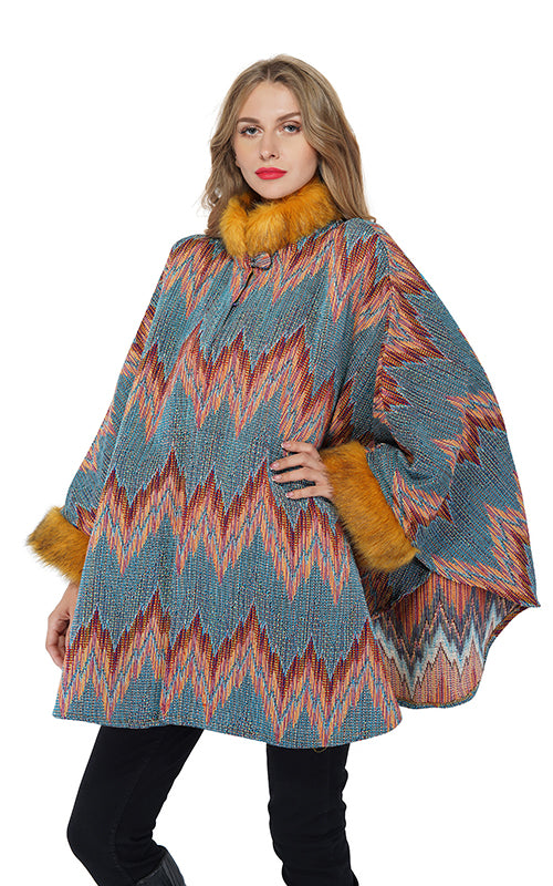 Set of Six  Gypsy Faux Fur Cape (S/M & M/L)