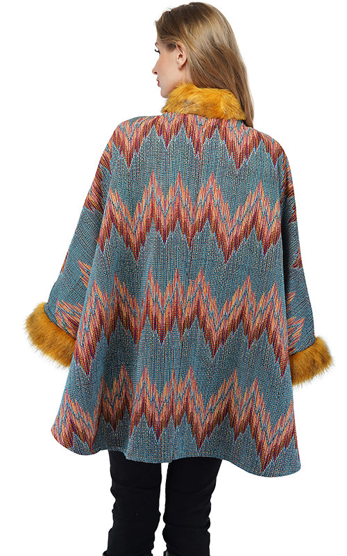 Set of Six  Gypsy Faux Fur Cape (S/M & M/L)