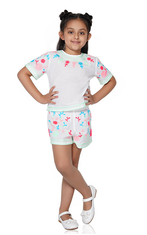 Candy Crush Embroidered Co-Ord Top  4-7 Years