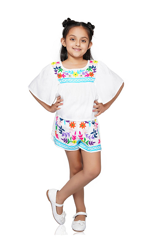 Marina Embroidered Shorts  4-7 Years