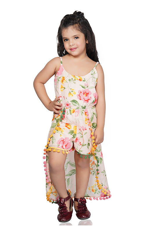 Amaryllis Maxi Romper Dress  4-7 Years