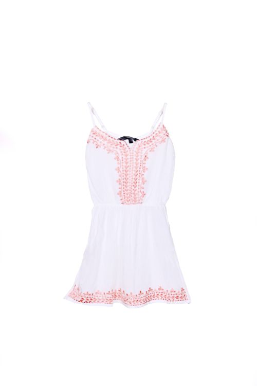 Pristine Pink Embroidered Dress 4-7 years