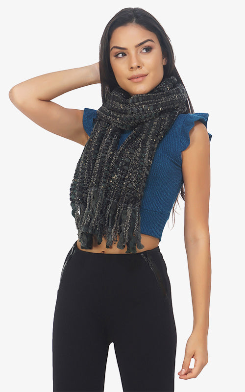 Charcoal Winter Scarf