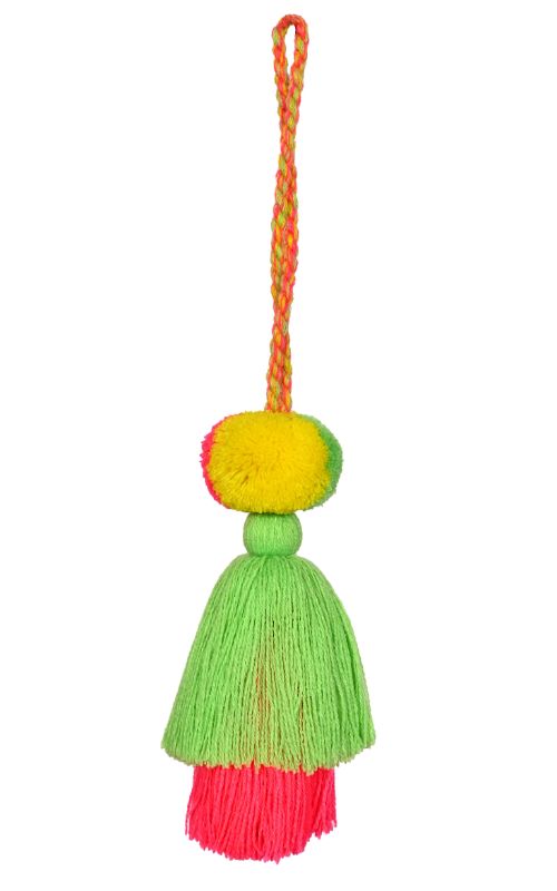 Jade Pompom Tassel