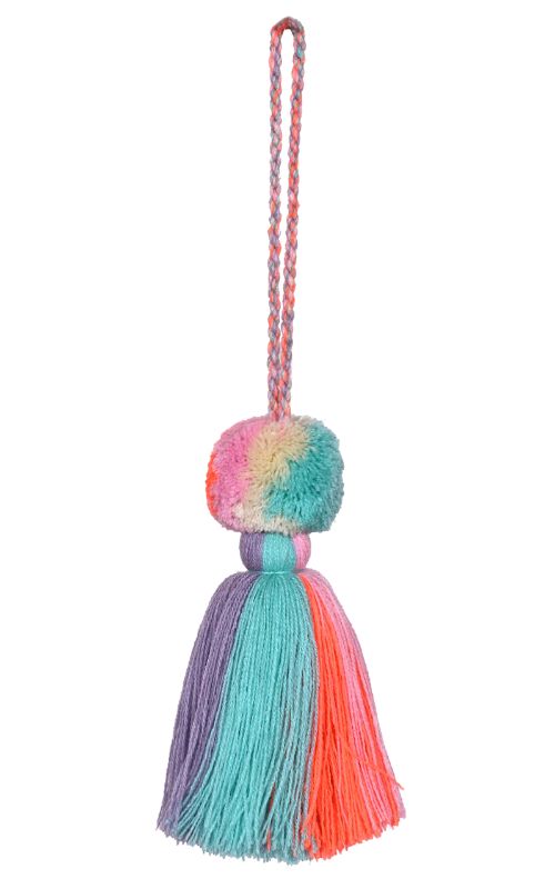 Set of 6 Moonlit Pompom Tassel