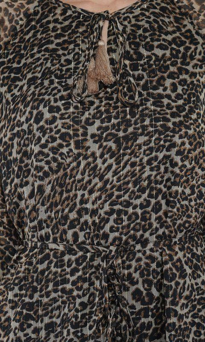 Leopard Ruffle Dress